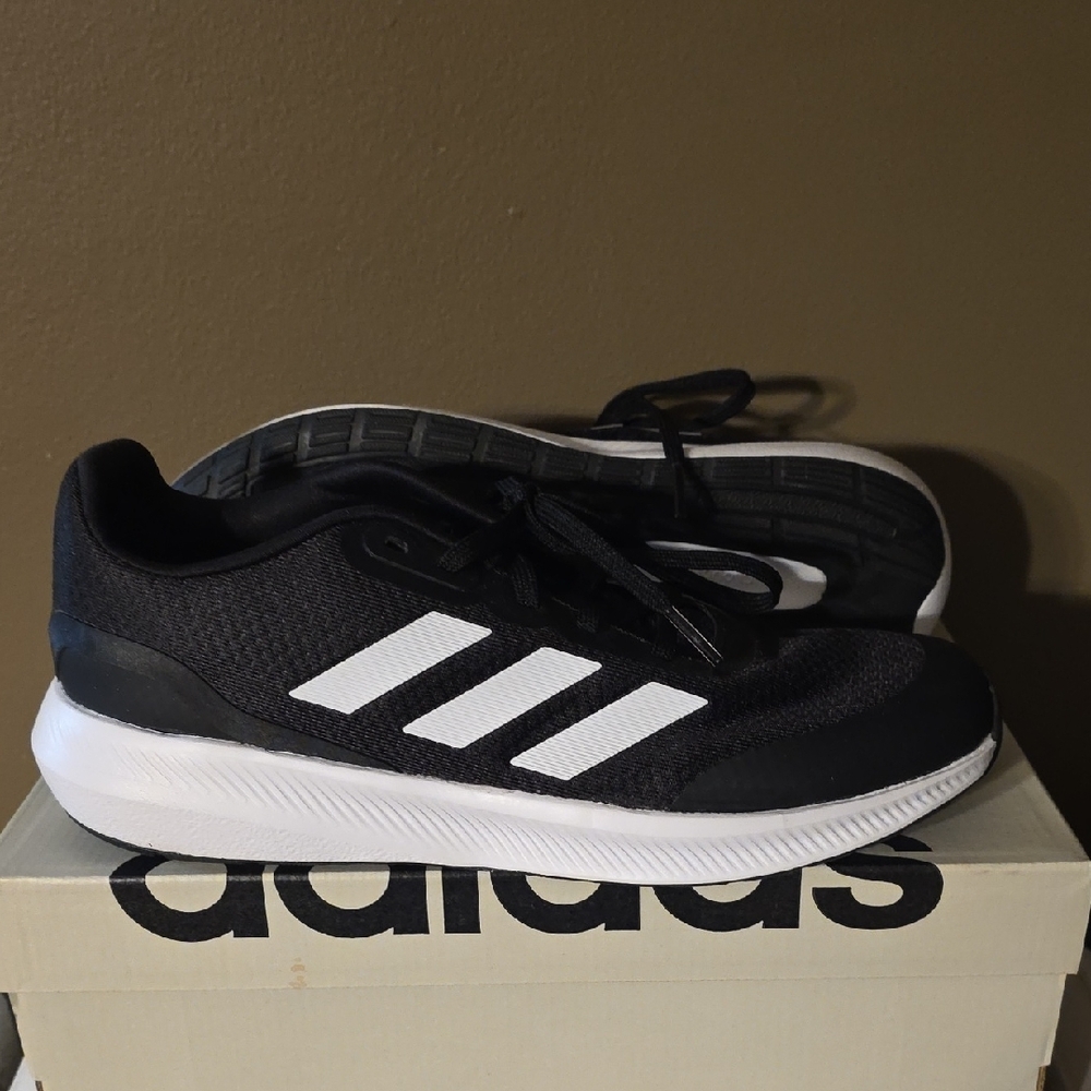 Adidas Black and White Athletic Shoes - Picture 3 of 5